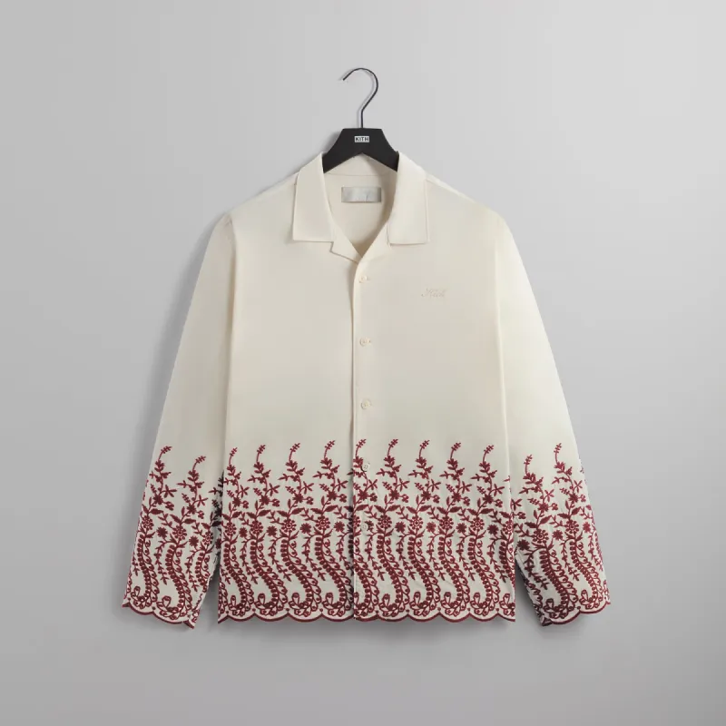 Kith Embroidered Voile Long Sleeve Thompson Camp Collar