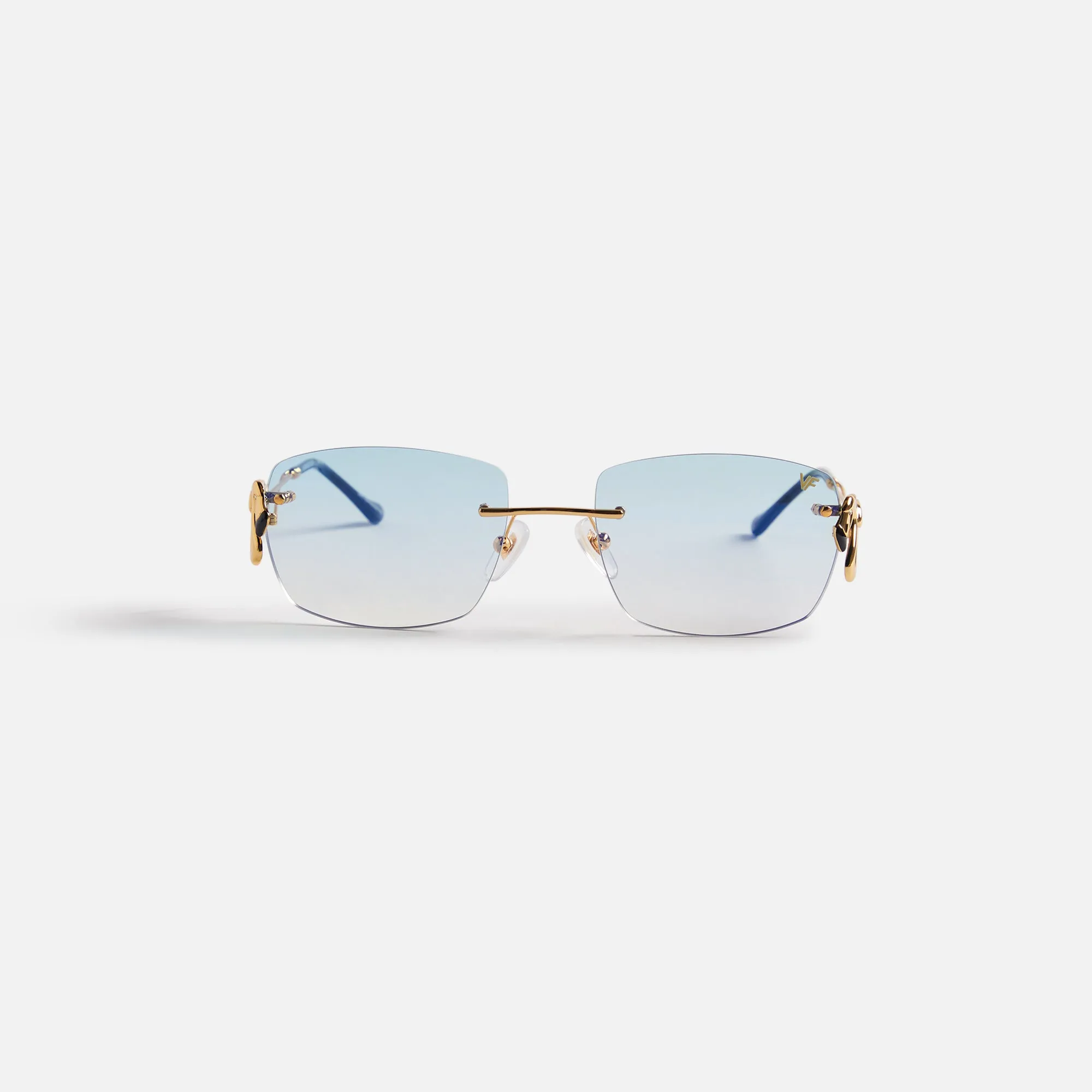 Vintage Frames Flamingo 24Kt Yellow Gold - Blue Gradient sold by Kith