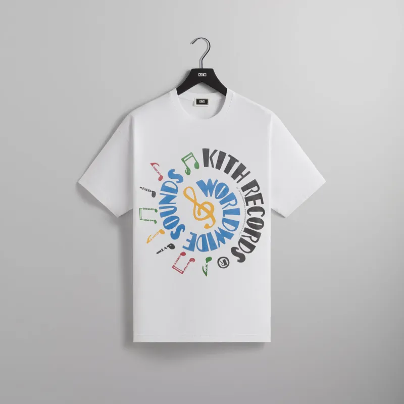 Kith Records Vintage Tee - White sold by Kith