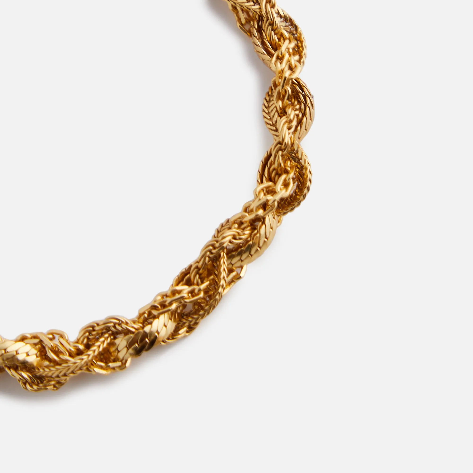 Emanuele Bicocchi Round Braid Bracelet Small - Gold sold by Kith product image thumbnail 2