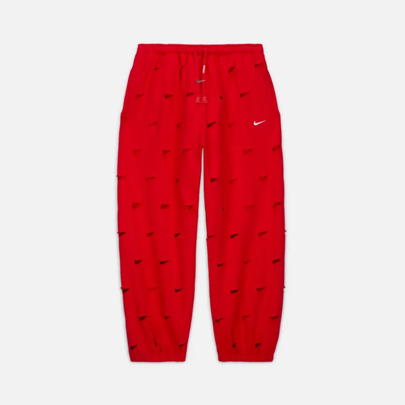 Nike x Jacquemus Swoosh Pant - University Red sold by Kith