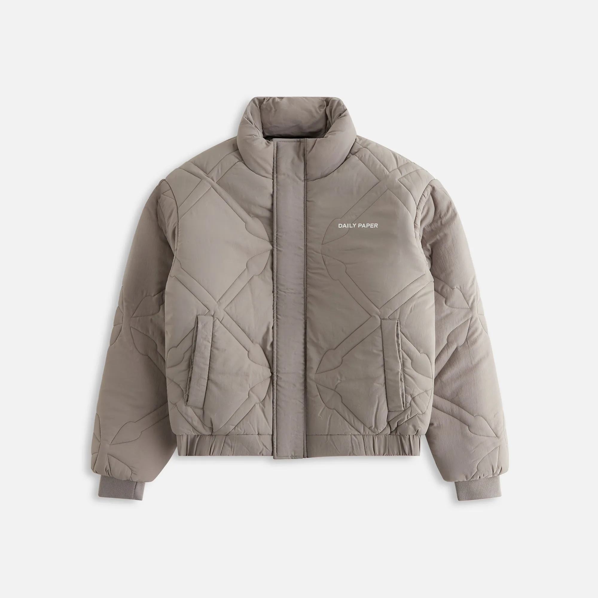 Daily Paper Runako Puffer Jacket - Grey sold by Kith