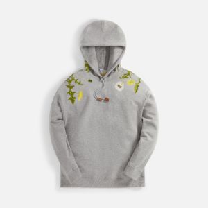 Loewe Anagram Flowers Hoodie - Grey sold by Kith