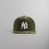 Kith & New Era for the New York Yankees Chenille 9FIFTY A-Frame Snapback - Laurel sold by Kith