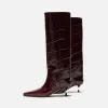 Paris Texas Bettina Boot 55 - Rouge Noir sold by Kith