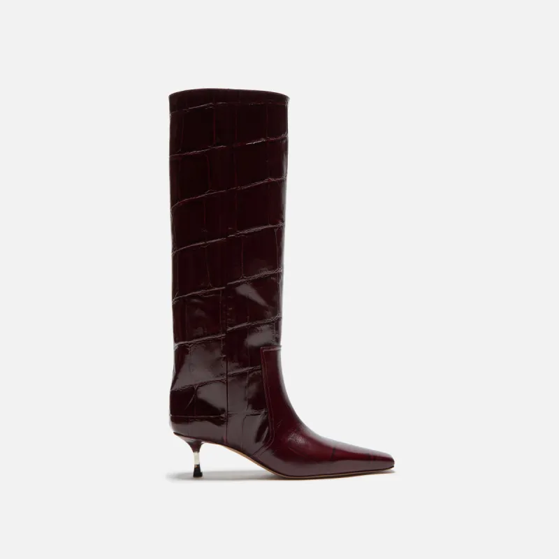 Paris Texas Bettina Boot 55 - Rouge Noir sold by Kith