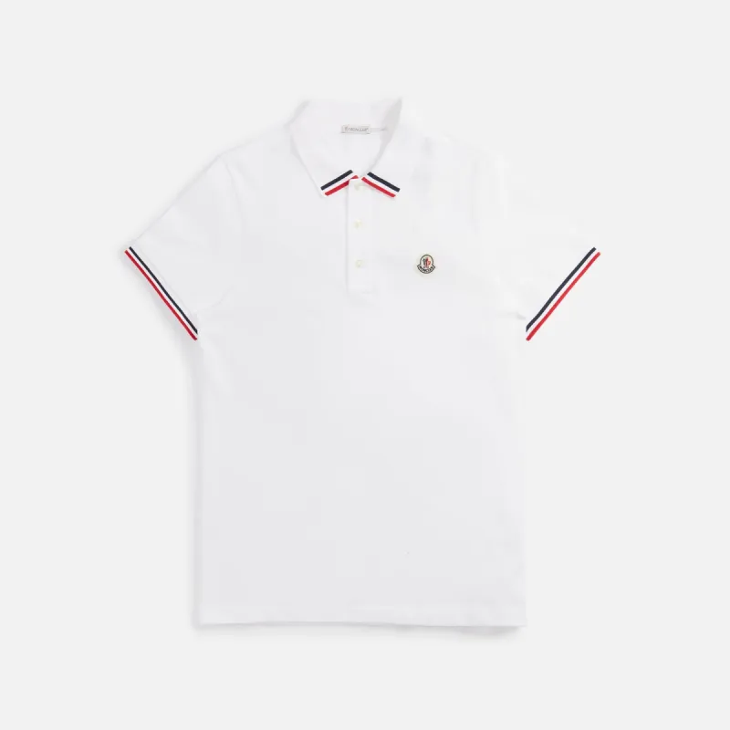 Moncler Polo - White sold by Kith
