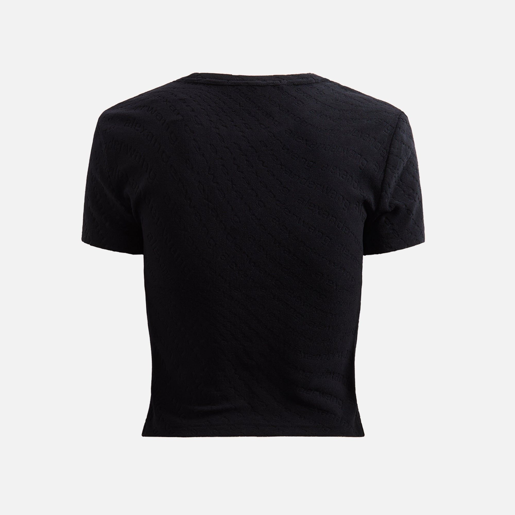 T by Alexander Wang Crew Neck Short Sleeve Baby Tee - Black sold by Kith product image thumbnail 2