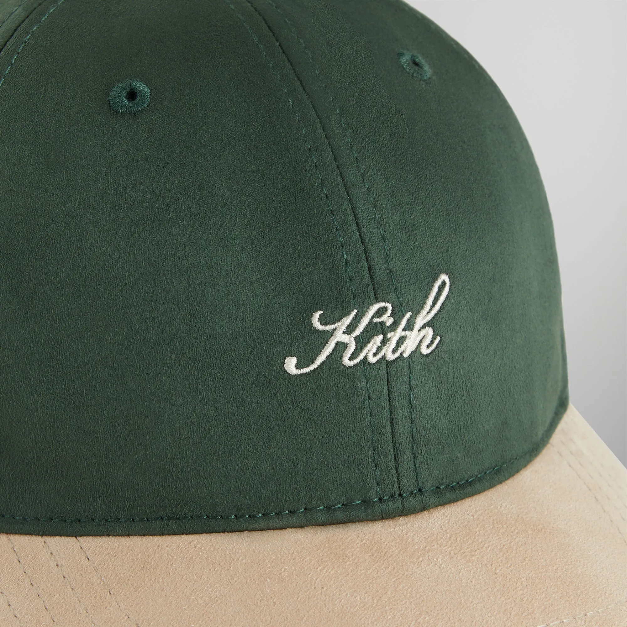 Kith Microsuede Two Tone Kith Script Aaron Cap - Stadium sold by Kith product image thumbnail 4