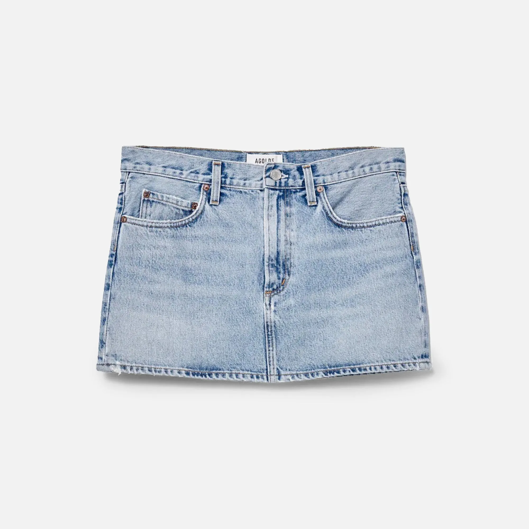 Agolde Alek Mini Skirt - Force sold by Kith