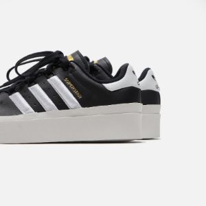 adidas Originals Wmns Superstar Bonega - Core Black / Cloud White / Gold Metallic sold by Kith