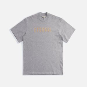 Fear of God Eternal Cotton Tee - Warm Heather Grey sold by Kith