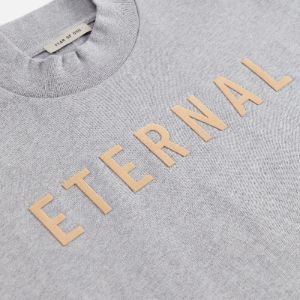 Fear of God Eternal Cotton Tee - Warm Heather Grey sold by Kith