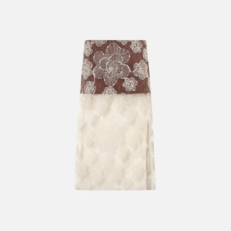 Siedres Siam Skirt - Ecru sold by Kith