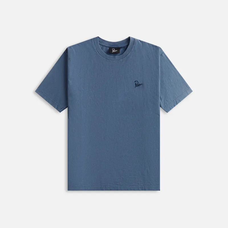 by Parra Script Logo Tee - Washed Blue sold by Kith