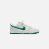 Nike Dunk Low Retro - Summit White / Malachite / Platinum sold by Kith