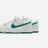 Nike Dunk Low Retro - Summit White / Malachite / Platinum sold by Kith