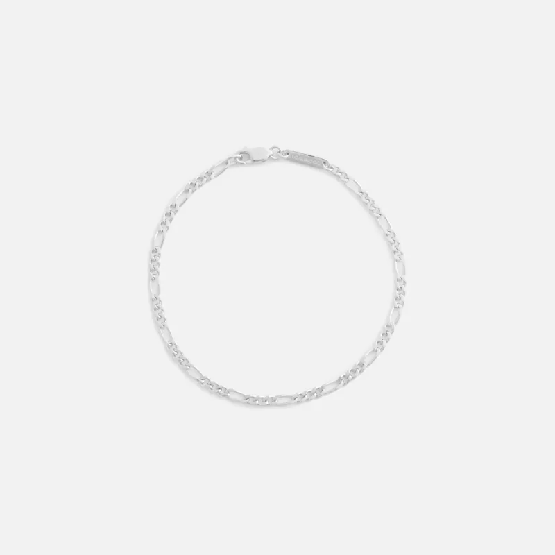 Tom Wood Bo Bracelet Slim 7.7 - Silver sold by Kith