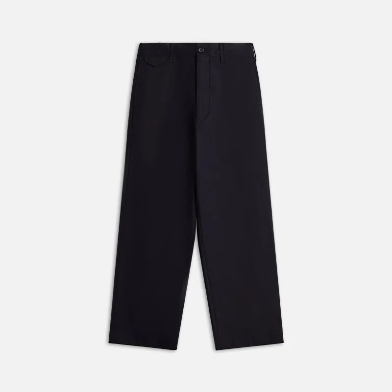 Engineered Garments Officer Pant - Dark Navy PC Hopsack sold by Kith