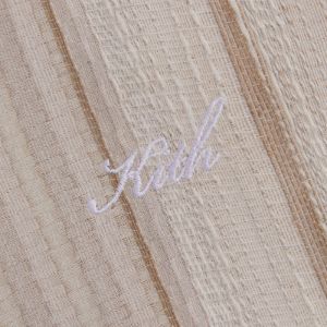 Kith Multi Stitch Thompson Camp Collar Shirt - Sandrift sold by Kith