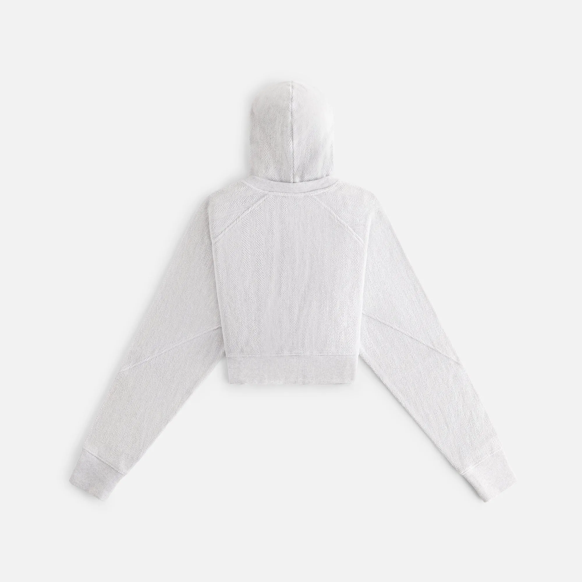 Kith Women Hillside Henley Hoodie - Light Heather Grey sold by Kith product image thumbnail 3
