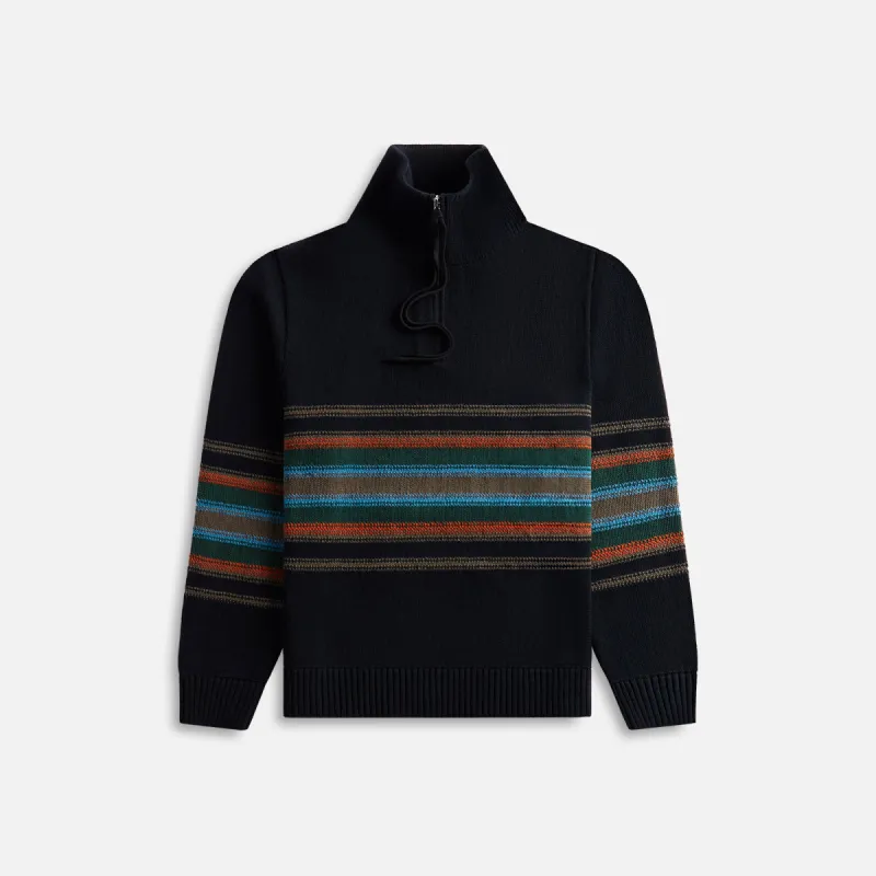 Craig Green Tape Knit Polo - Black / Multi made by Kith