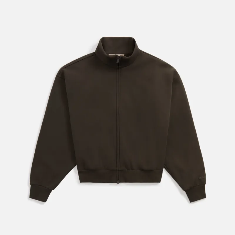 Essentials Fullzip Jacket - Off-Black sold by Kith