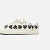 Comme Des Garçons Play x Converse Multi Heart Low Top - Beige / Black sold by Kith