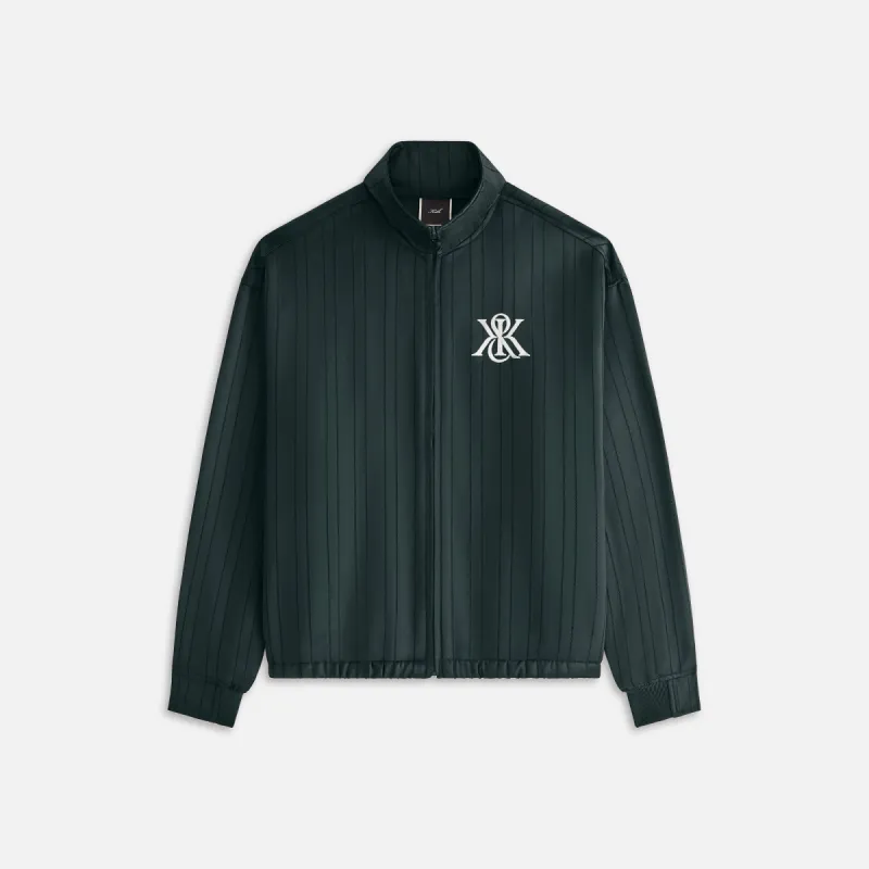 Kith Women Wrenley Satin Crest Track Jacket - Stadium sold by Kith