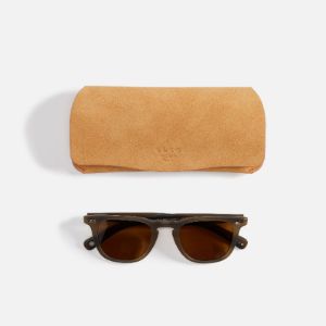 Garrett Leight Brooks x Sun - Matte Olio / Pure Coffee sold by Kith