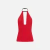 The Attico Top - Vibrant Red sold by Kith
