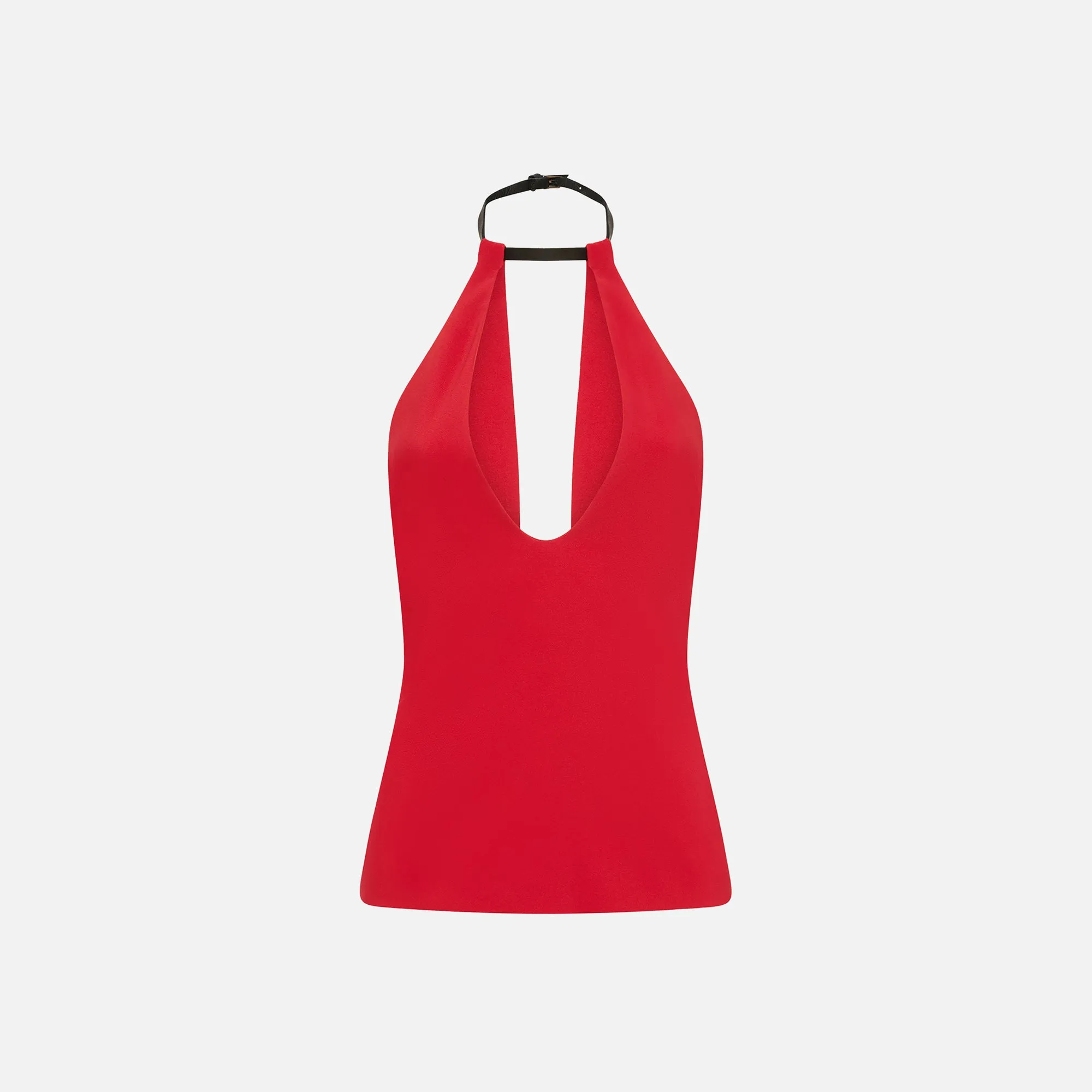 The Attico Top - Vibrant Red sold by Kith