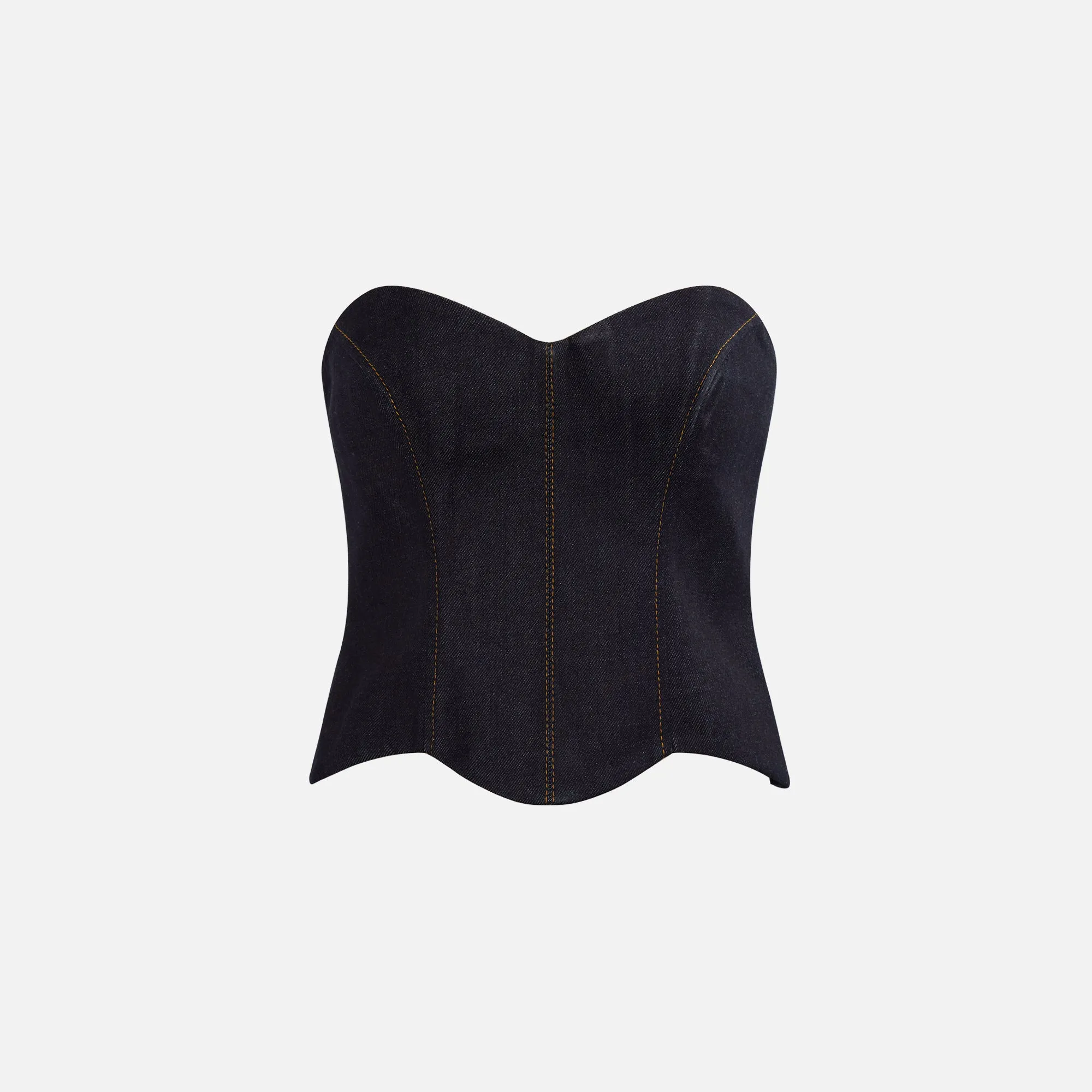 Aya Muse Hyn Top Denim - Black sold by Kith