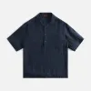 Barena Mola Telino Polo - Navy sold by Kith