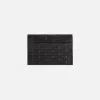 Kith Women Monogram Double Card Holder - Black sold by Kith