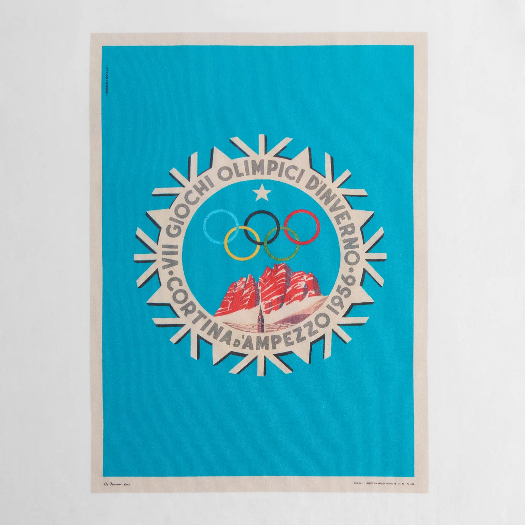 Kith for Olympics Heritage Cortina 1956 Vintage Tee - White sold by Kith product image thumbnail 4