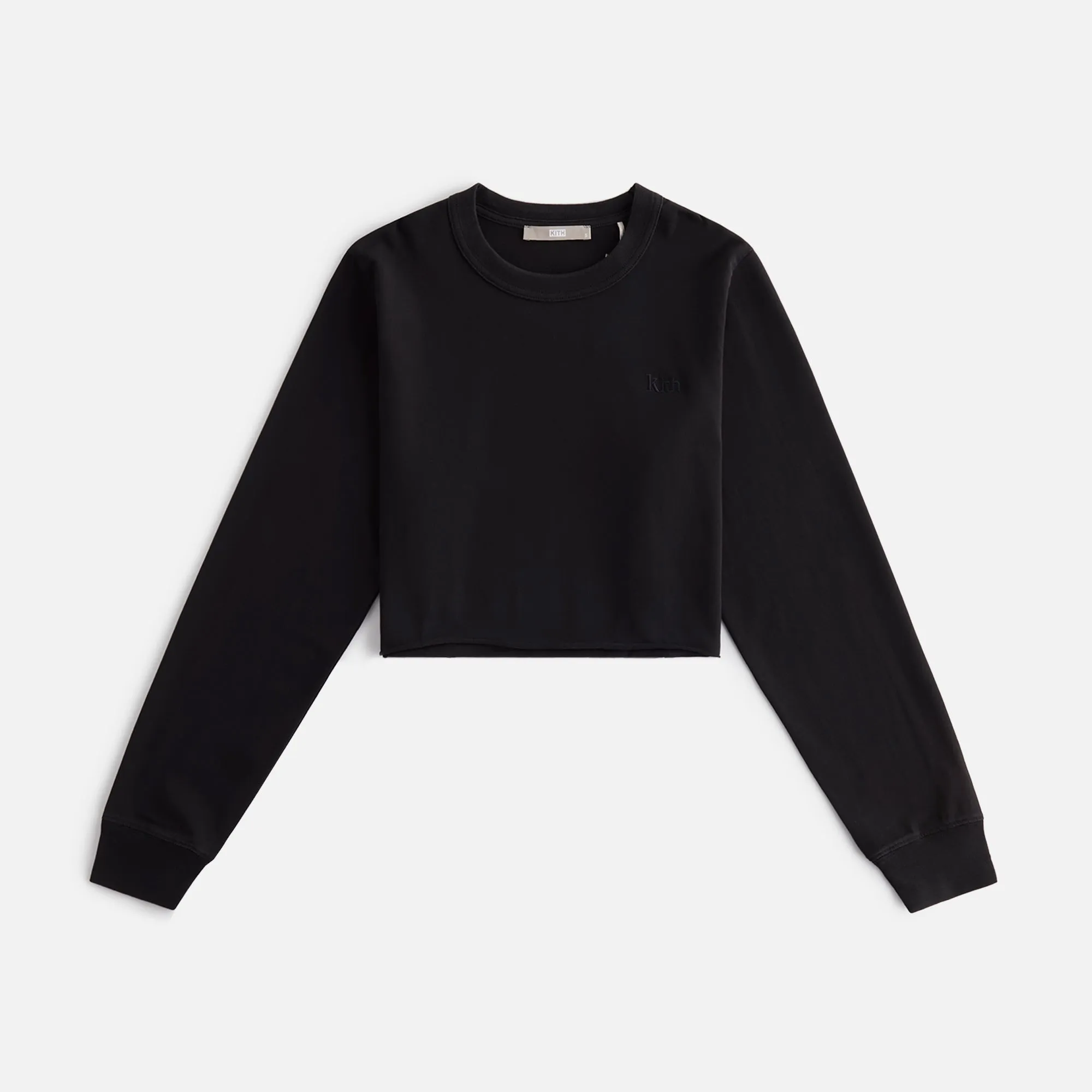 Kith Women Lucy Cropped Long Sleeve II Tee - Mass sold by Kith