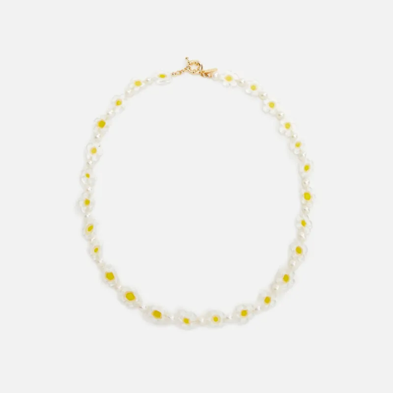 Eliou Krista Necklace - Yellow sold by Kith