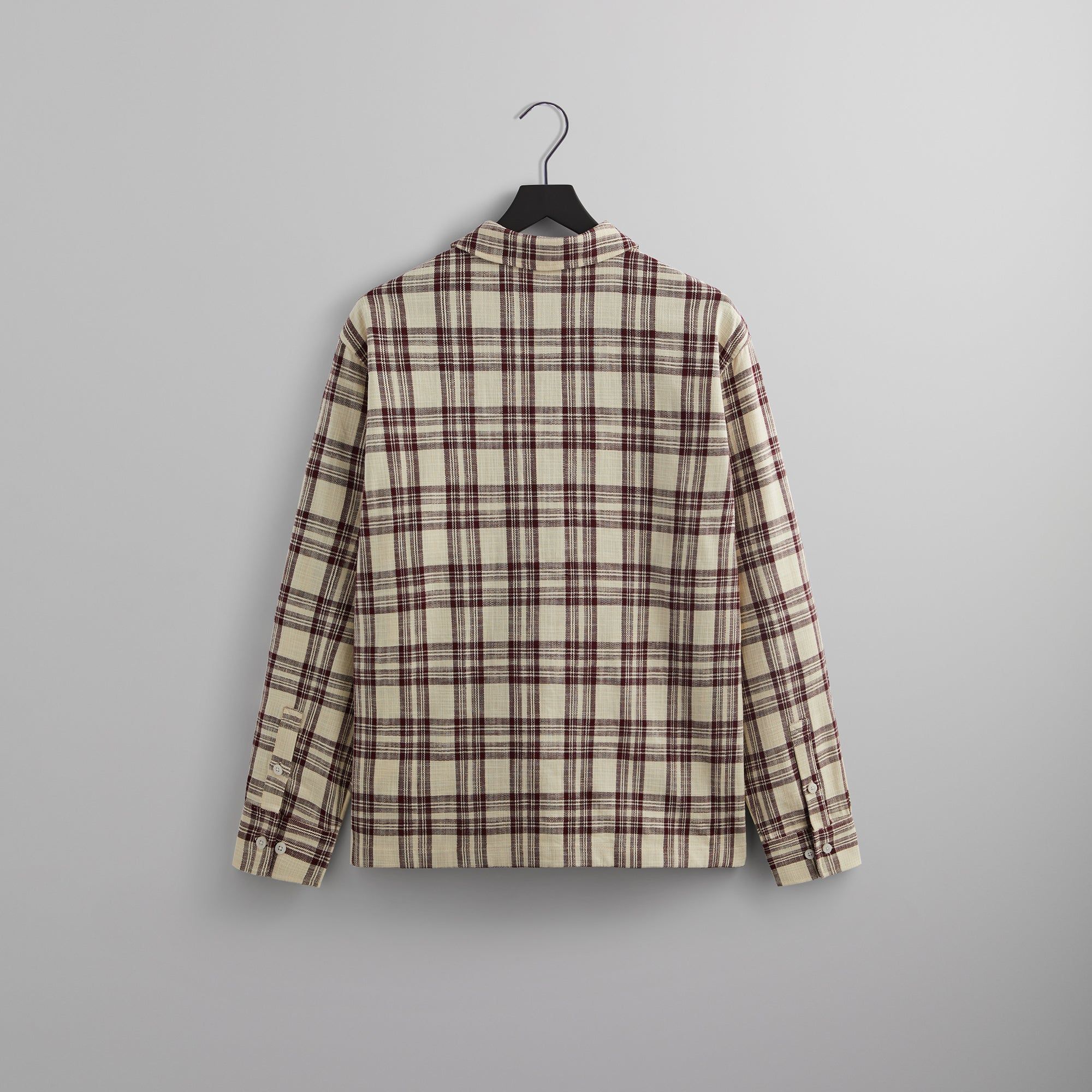 Kith L/S Boxy Collared Overshirt - Magma sold by Kith product image thumbnail 3