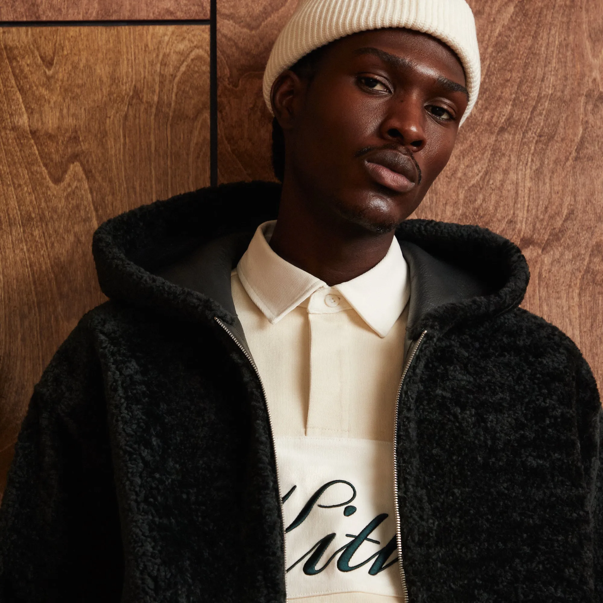 Kith Ryer Hooded Shearling Jacket - Stadium sold by Kith product image thumbnail 3