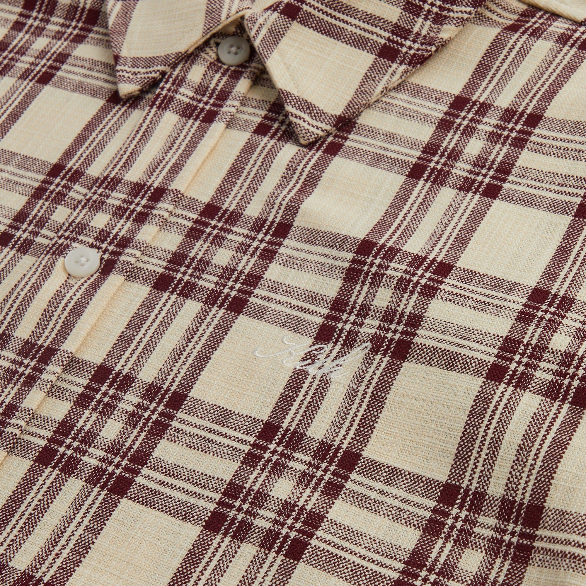 Kith L/S Boxy Collared Overshirt - Magma sold by Kith product image thumbnail 5