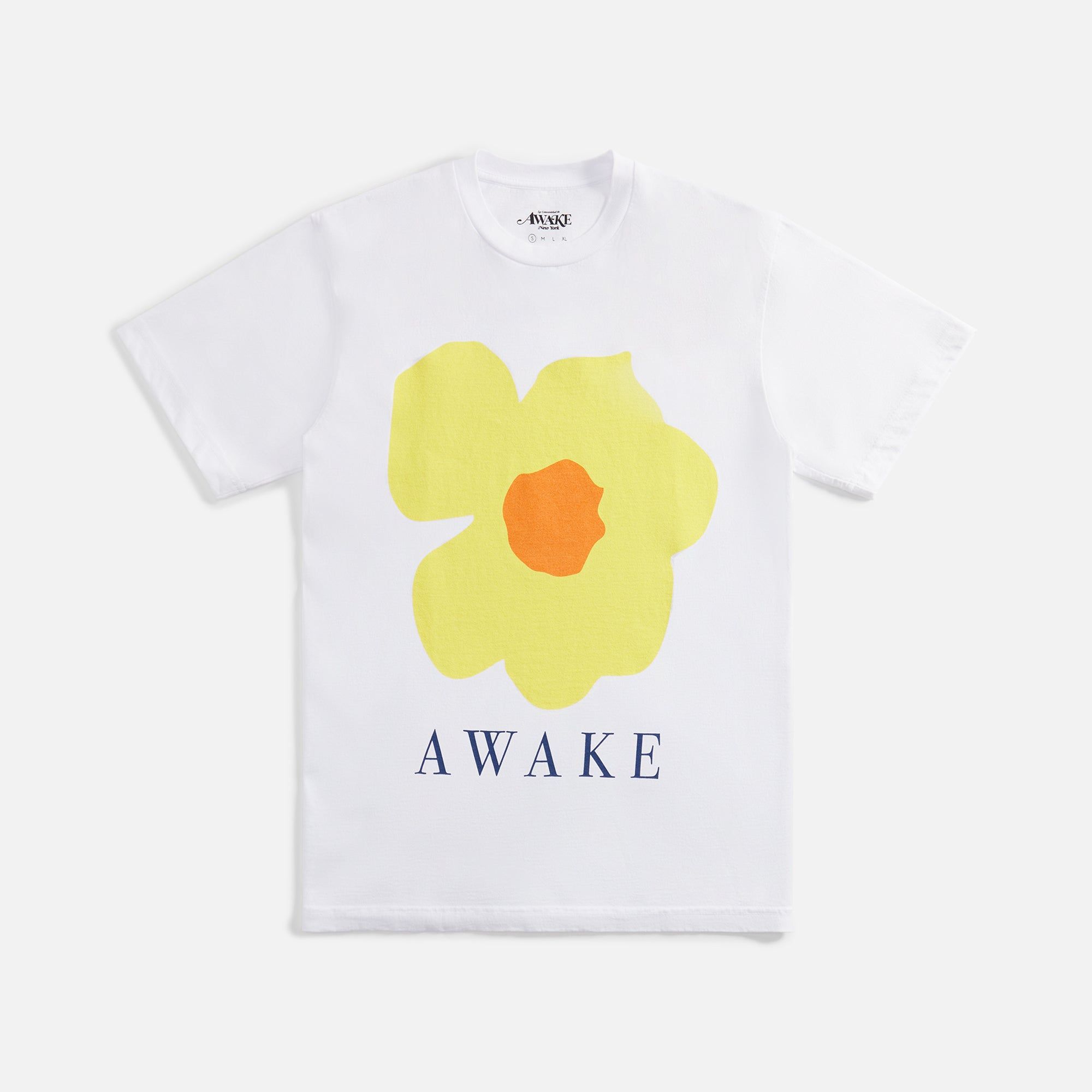 Awake NY Floral Printed Tee - White sold by Kith