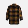 Rick Owens Oversized Outershirt - Honey Plaid sold by Kith