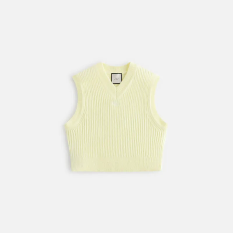 Kith Women Whitley Plush Rib Knit Vest - Tart sold by Kith