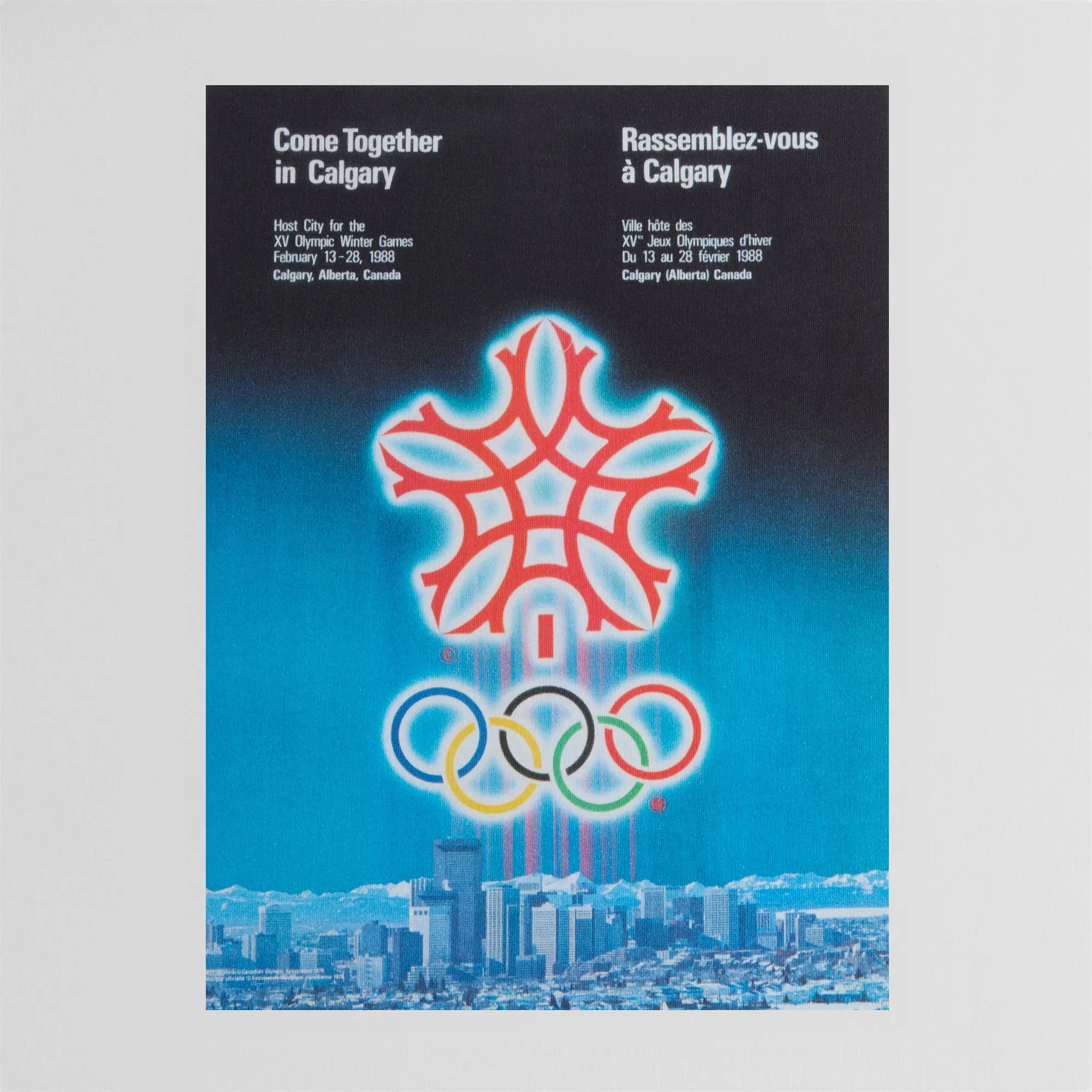 Kith for Olympics Heritage Calgary 1988 Vintage Tee - White sold by Kith product image thumbnail 4