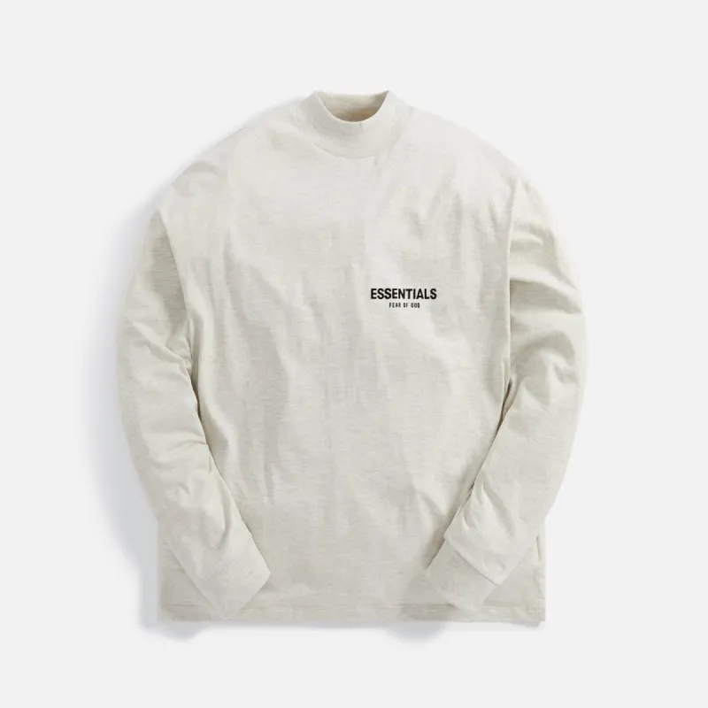 Essentials Long Sleeve Tee - Light Oatmeal sold by Kith