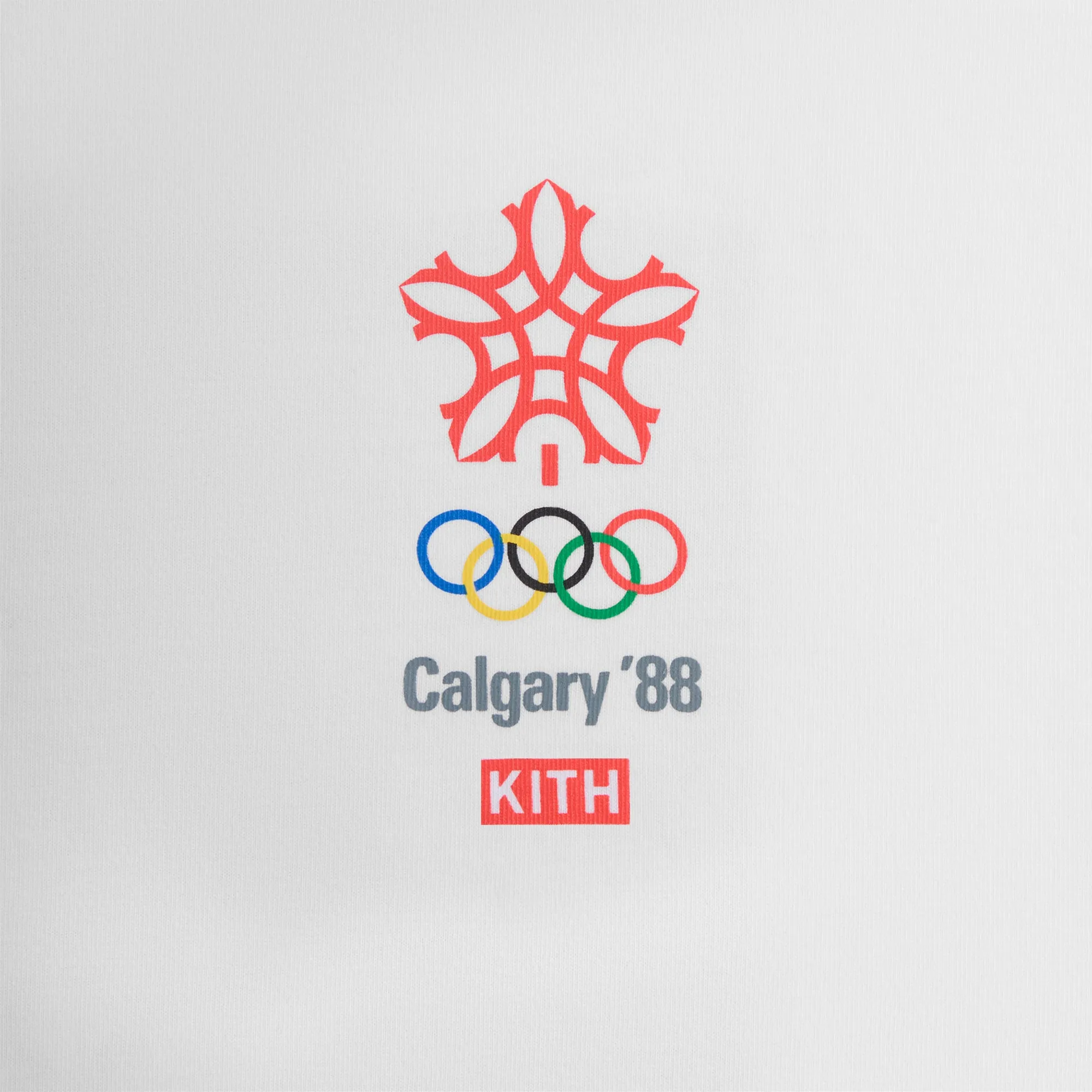 Kith for Olympics Heritage Calgary 1988 Vintage Tee - White sold by Kith product image thumbnail 3