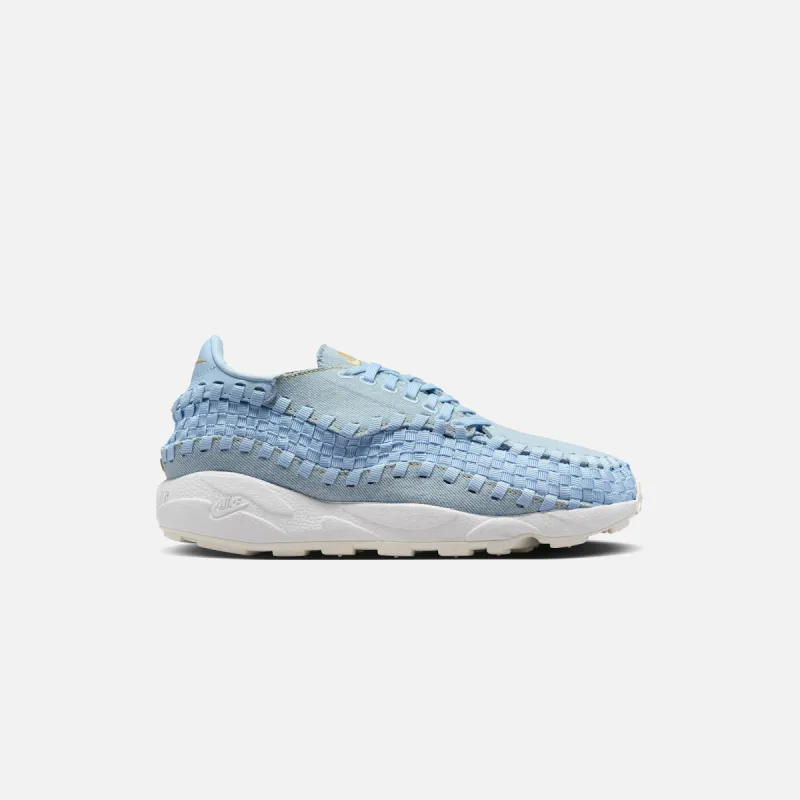 Nike WMNS Air Footscape Woven - Denim / Wheat Gold / Ice Blue / White / Summit White sold by Kith