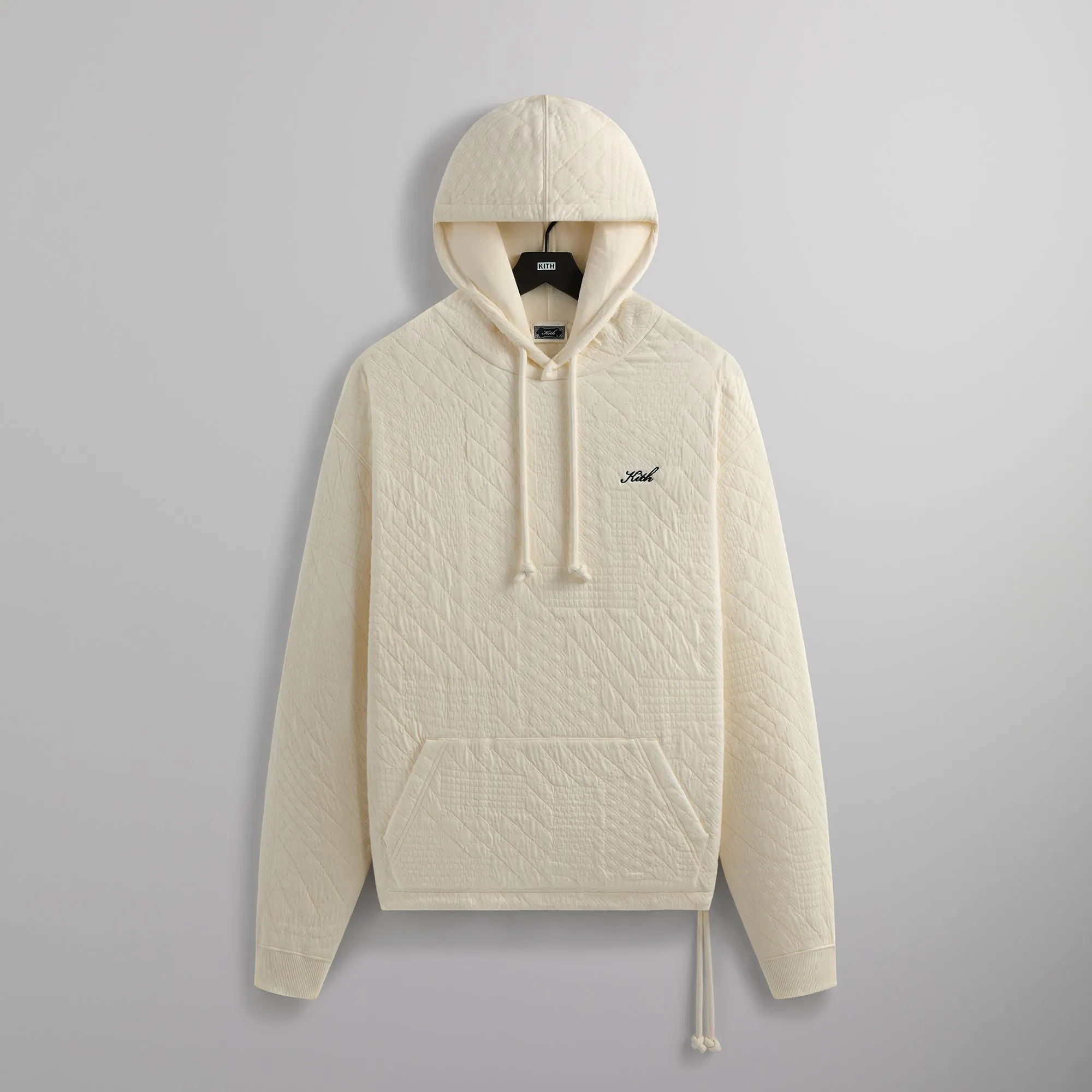 Kith Mixed Stitch Interlock Williams III Hoodie - Sandrift sold by Kith