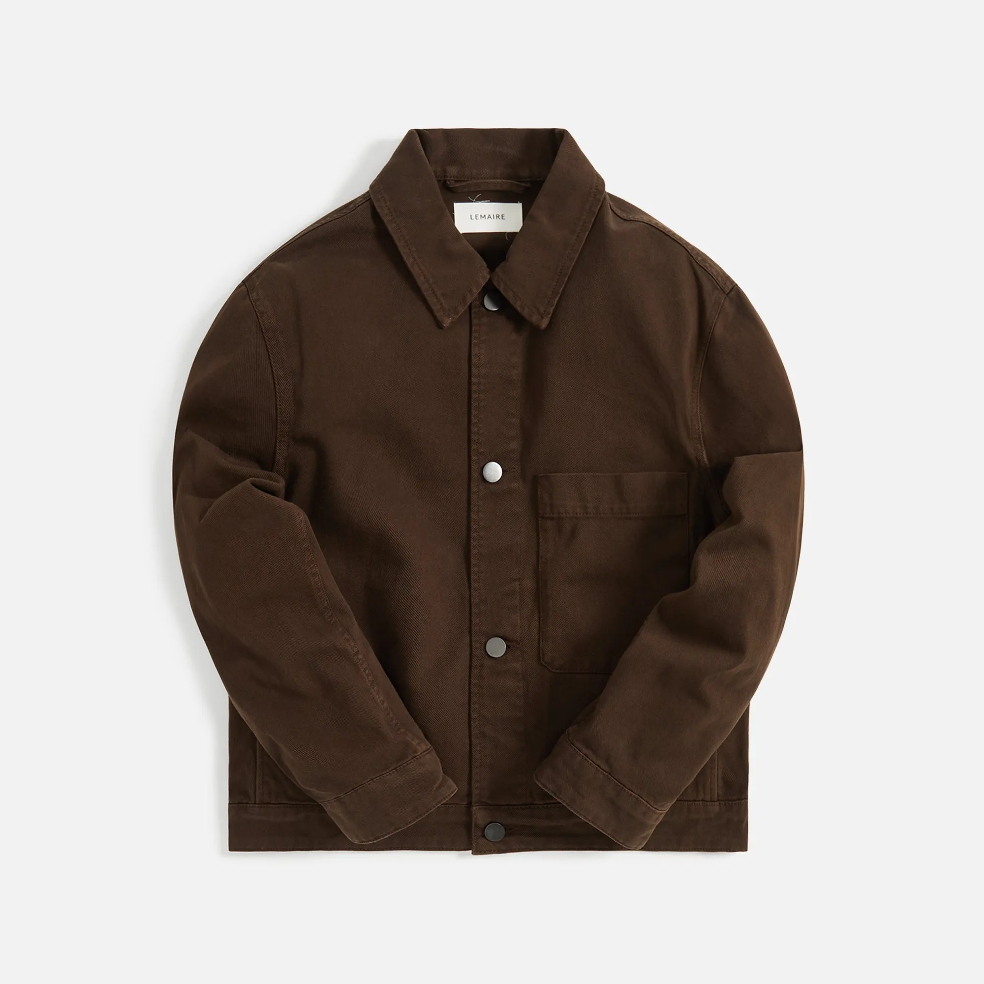Lemaire Boxy Trucker Jacket - Espresso sold by Kith